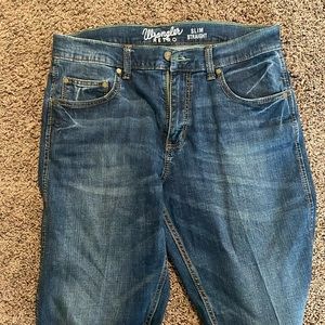 Men’s retro wrangler slim straight 33x36